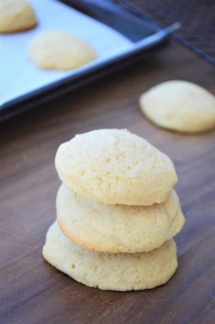 Gluten Free Sugar Cookies (Cornmeal)