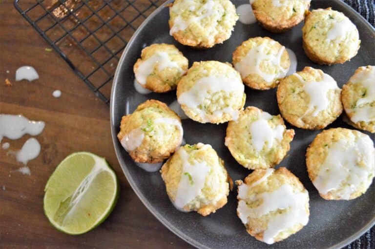 Gluten Free Lime Zucchini Muffins