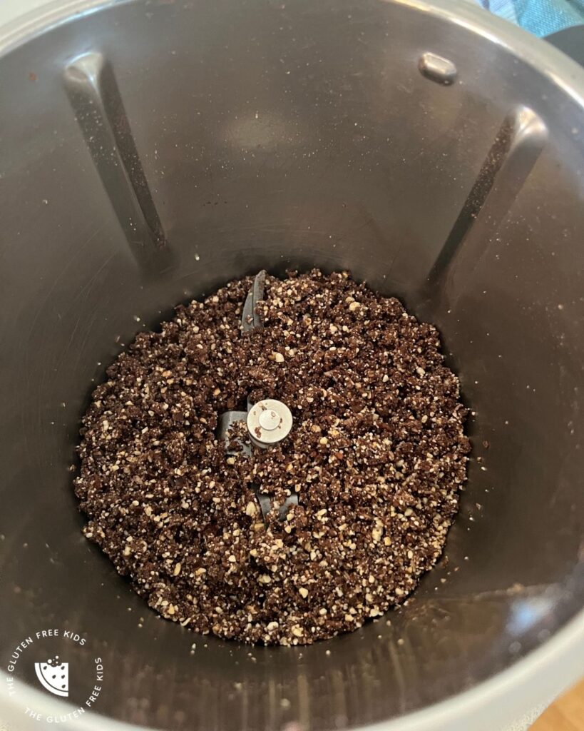 Chocolate Mint Energy Balls - Food Processor Until Crumbly