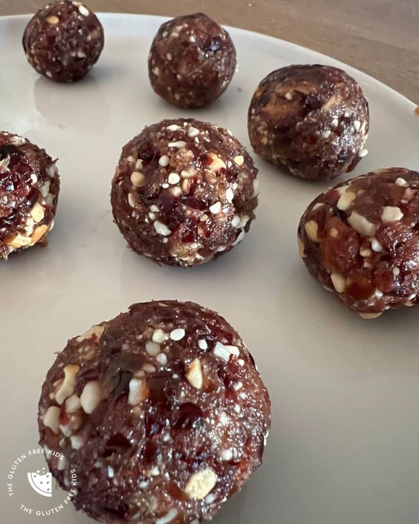 Cranberry Bliss Balls - High in Protein and Energy