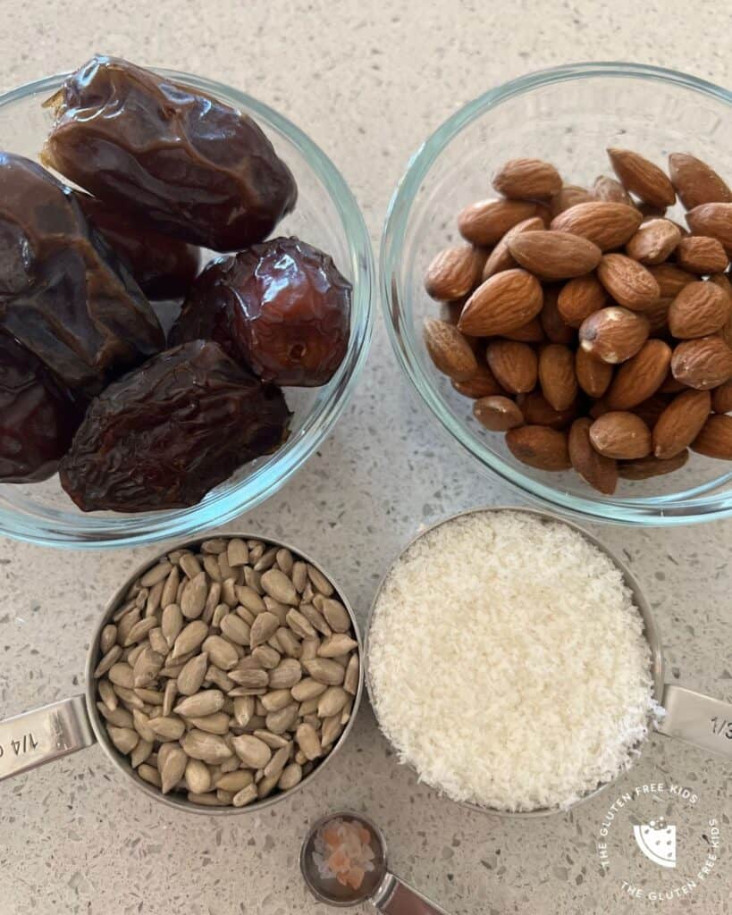 Date Energy Balls - ingredients