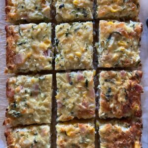 Easy GF Zucchini Slice