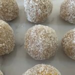 Easy lemon coconut bliss balls