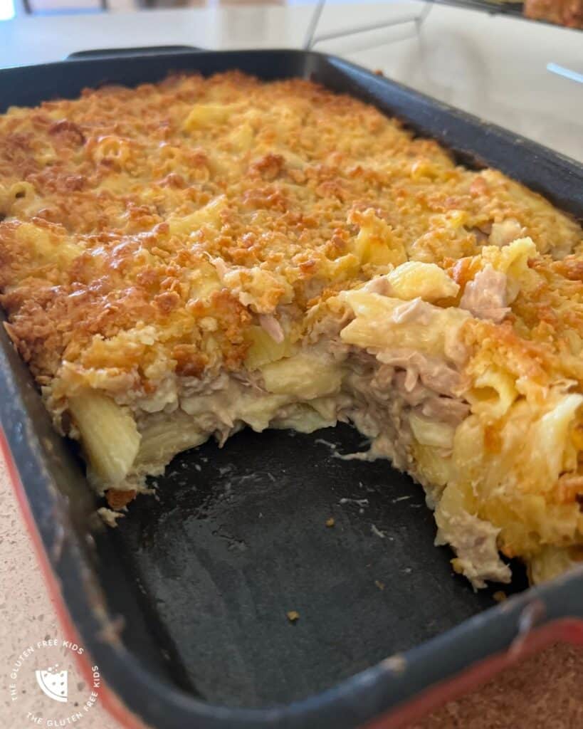 GF Tuna Casserole With GF Breadcrumbs