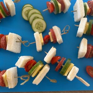 Gluten Free Sandwich Skewers