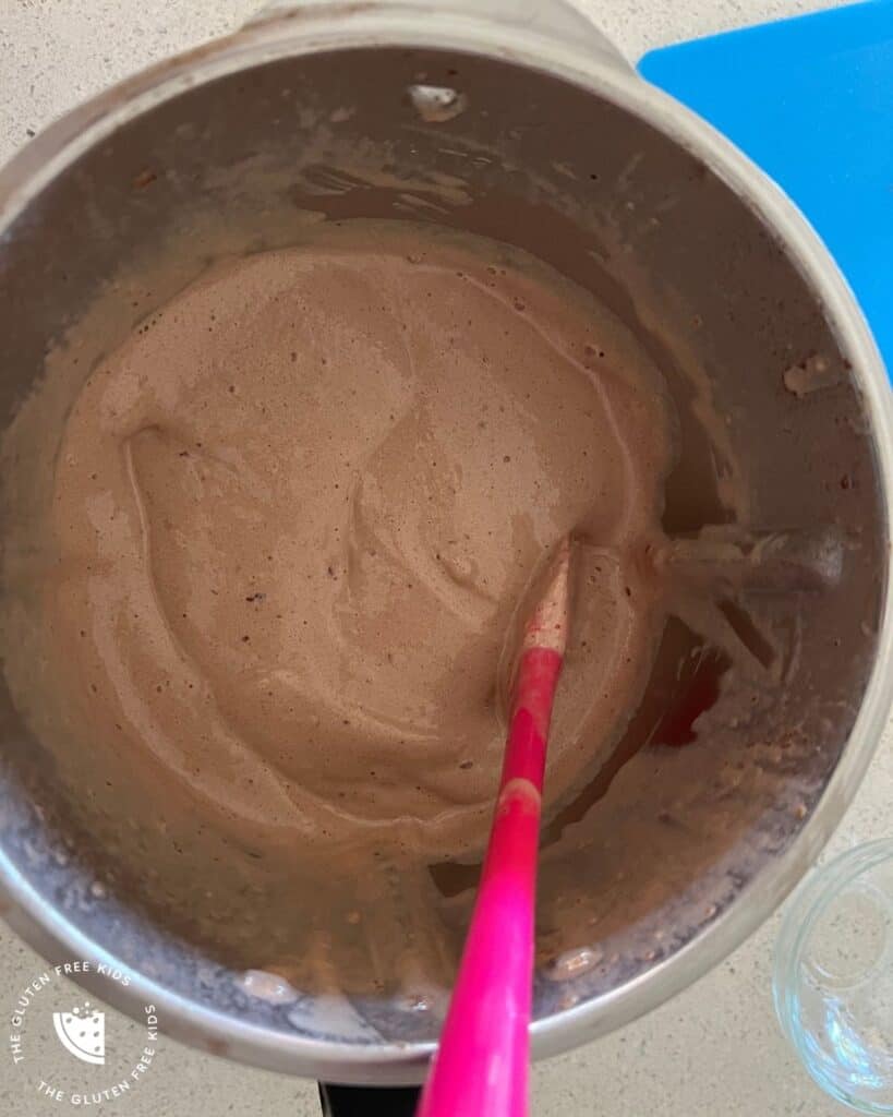 choc-banana smoothie texture