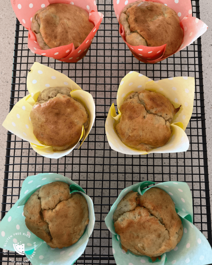 easy gf banana muffins