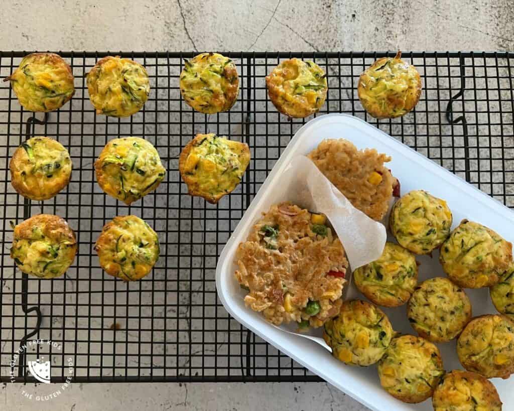 freezing zucchini mini muffins