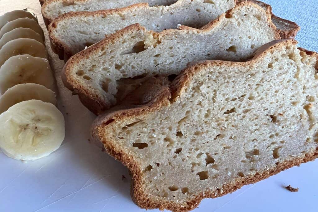 moist gluten free banana bread