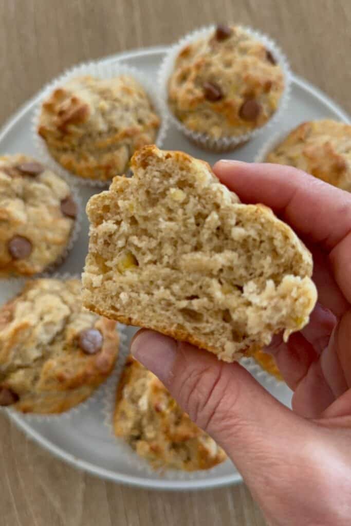 moist gluten-free banana muffins
