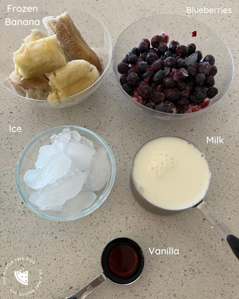 Blueberry Banana Smoothie With Milk