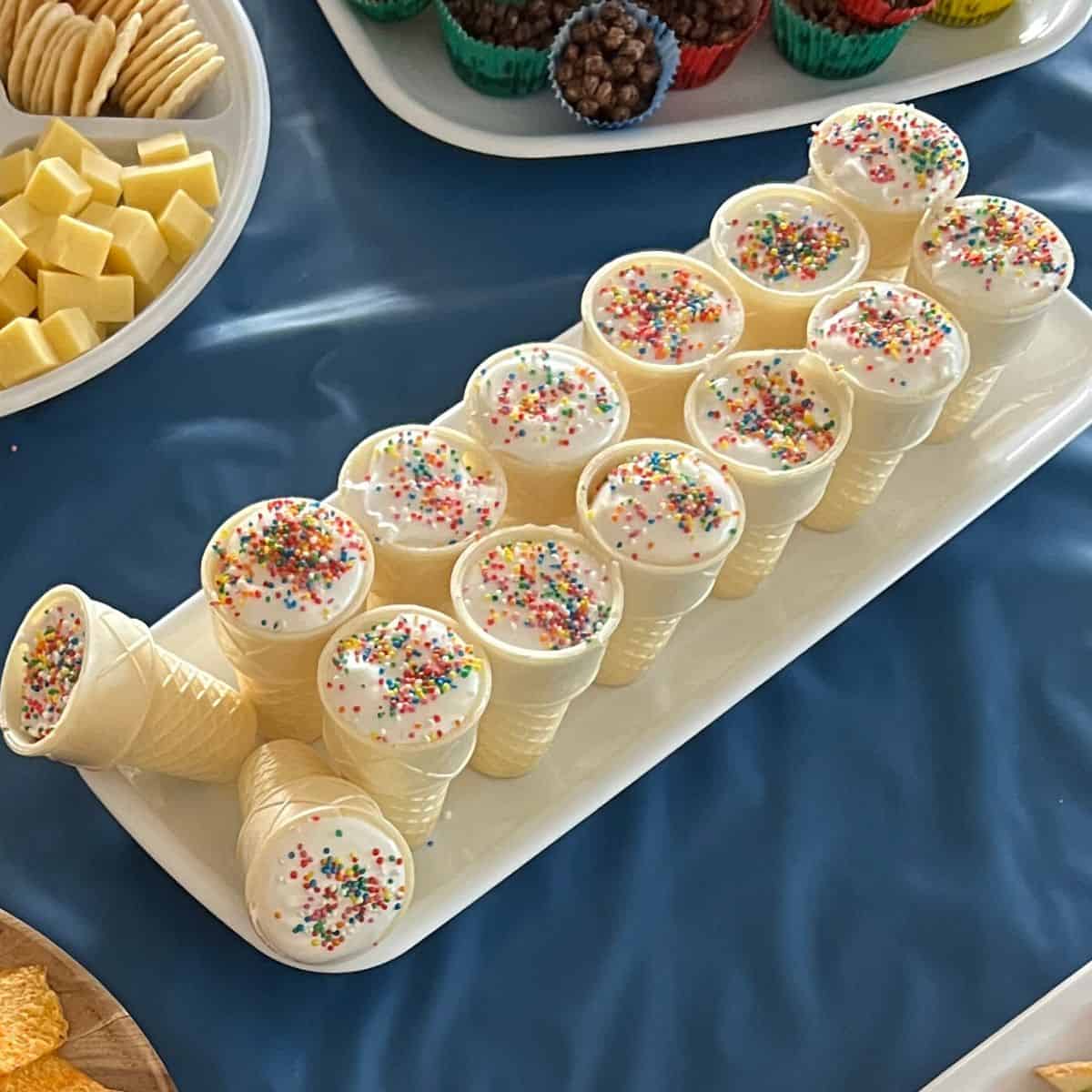 Marshmallow Ice Cream Cones (Gluten-Free)