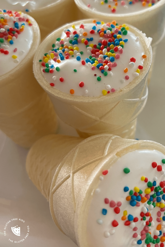 Marshmellow Ice Cream Cones - Gluten Free Egg-Free