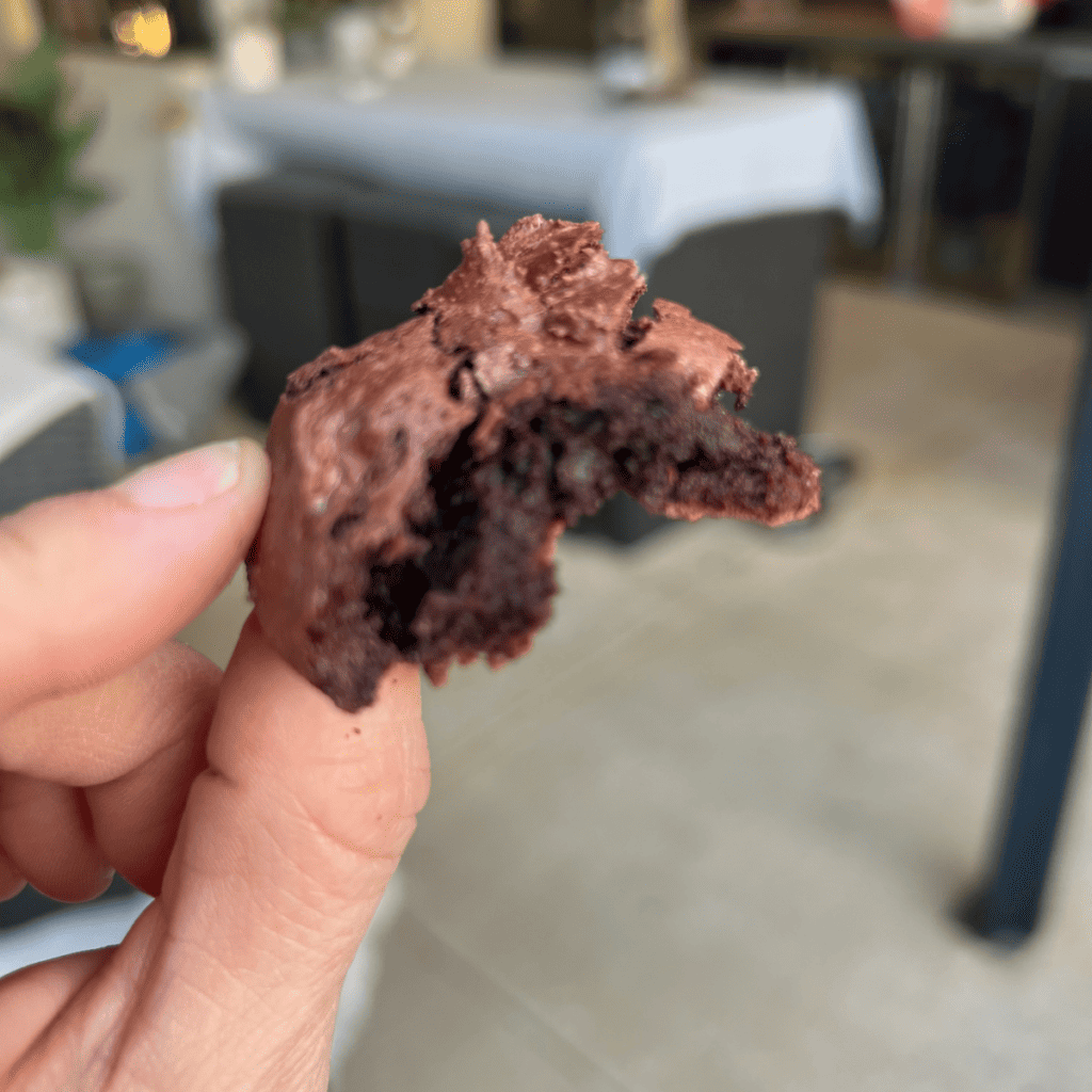 Gluten Free Brownie Cookie with a chewy texture
