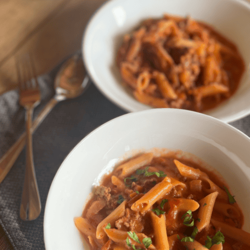 Gluten Free Cheeseburger Pasta Recipe