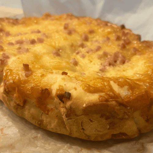 Gluten free cheese and bacon bread