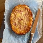 Gluten-free cheese and bacon bread cooking in a slow cooker