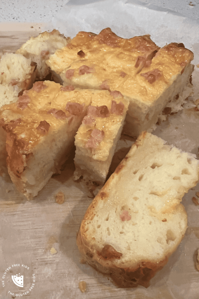 gluten free cheese and bacon bread recipe