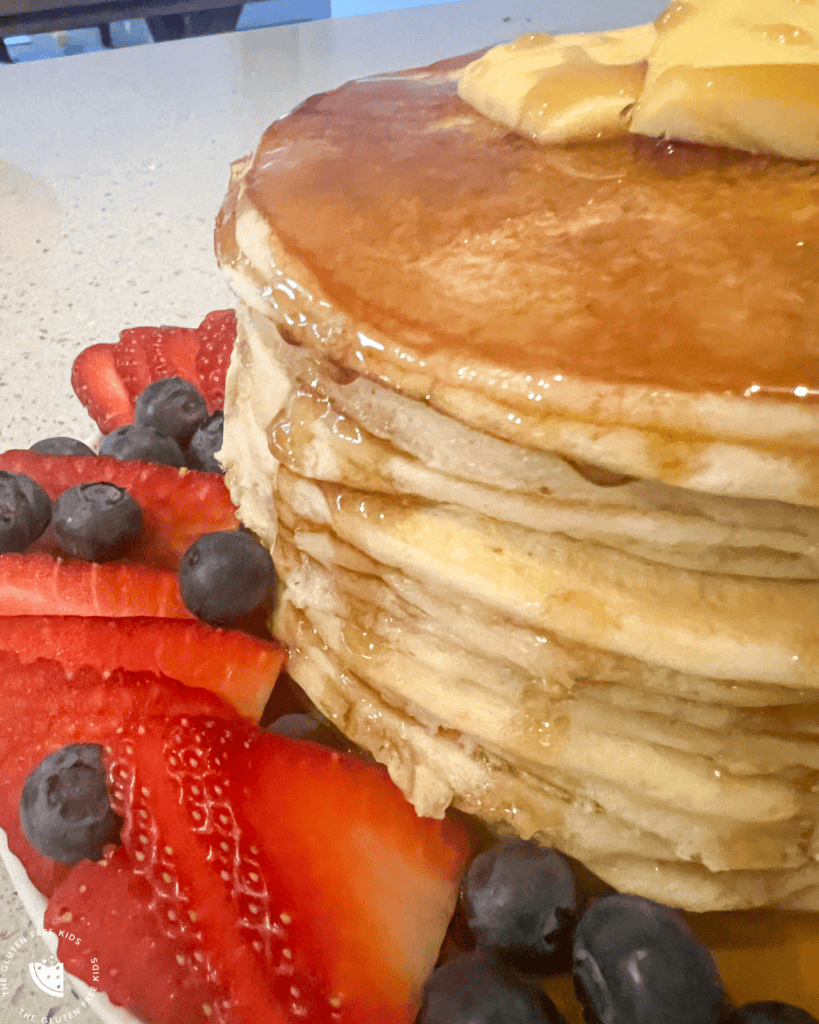 gluten free pancake recipe with maple syrup