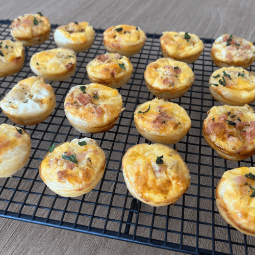 Cheese & Bacon Mini Quiches Gluten-Free