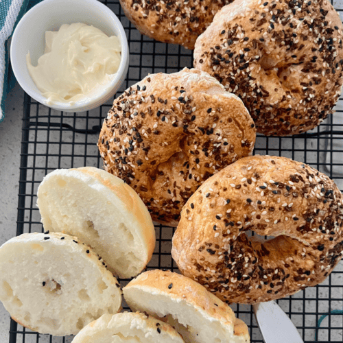 Gluten Free Air Fryer Bagels