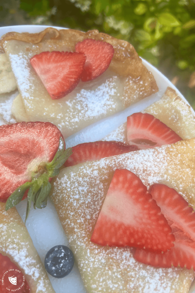 Gluten-Free Crepes with berries