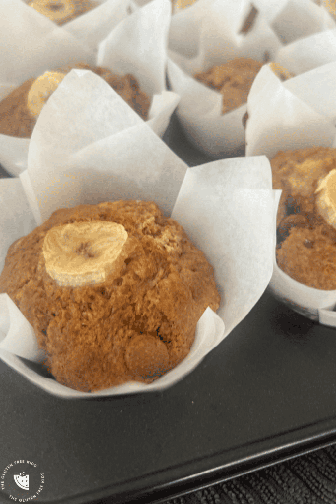 Gluten free Banana & Choc Chip Muffin