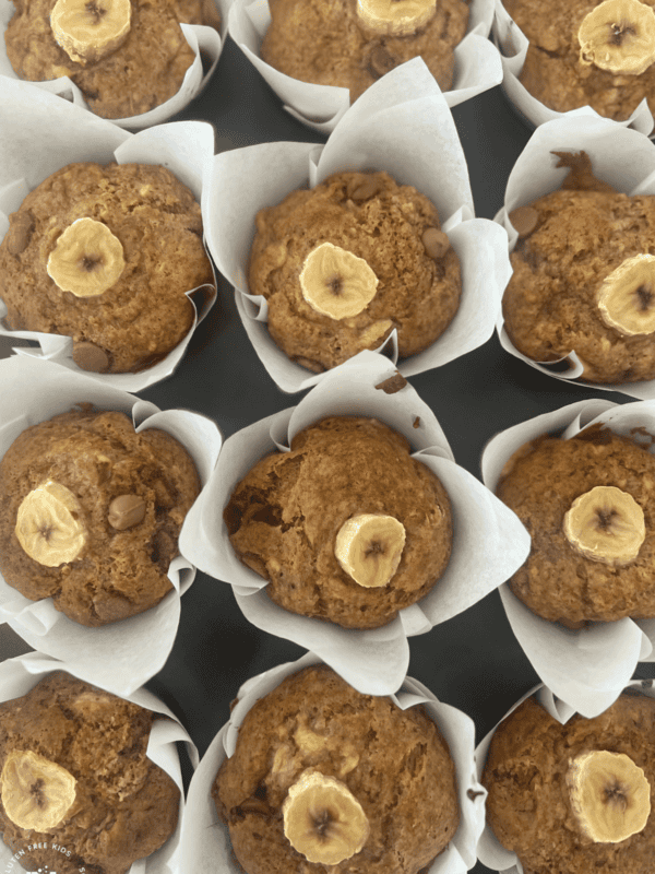 Gluten-Free Banana & Choc Chip Muffins