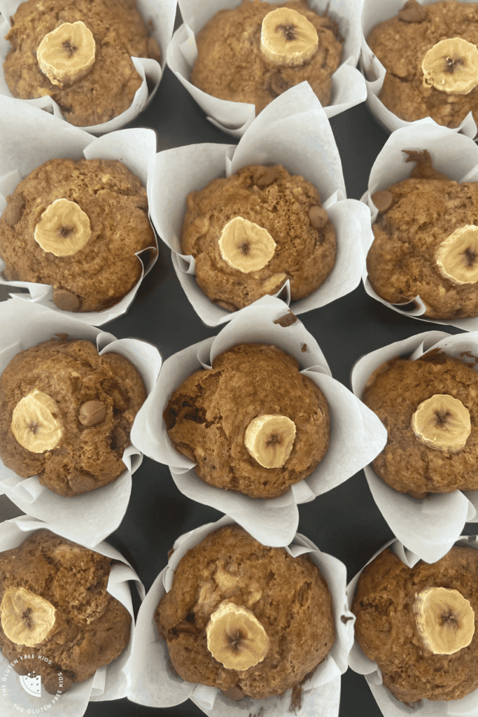 Gluten free Banana & Choc Chip Muffins