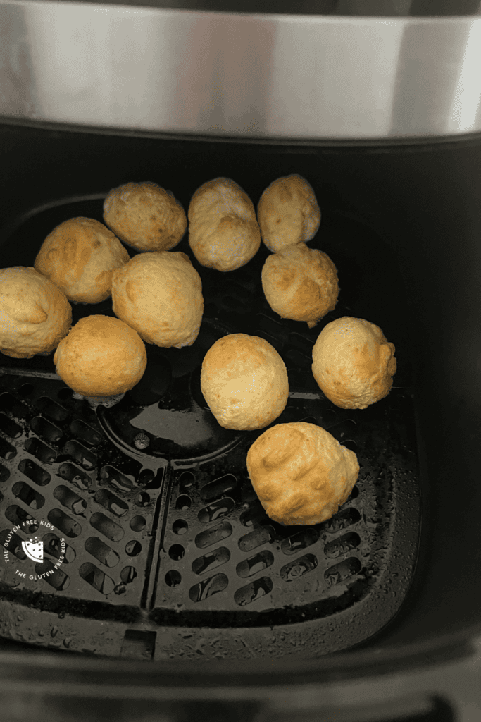 Gluten free donut holes cooked