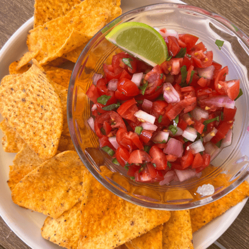 Kid friendly tomato salsa