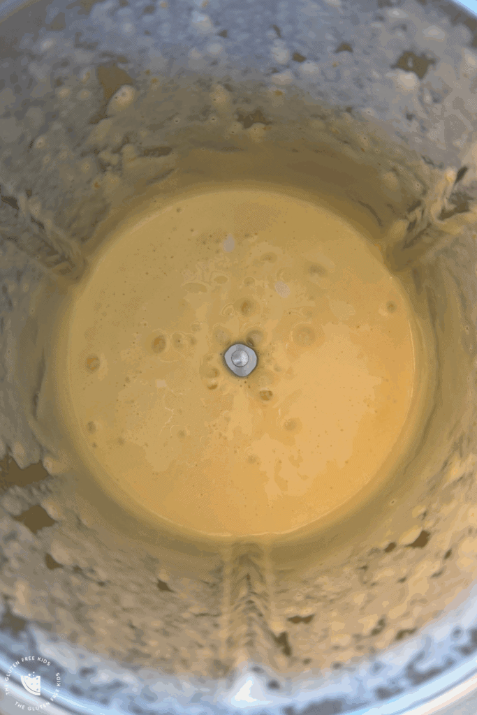 Blend milk, mango, and a dash of maple syrup until smooth