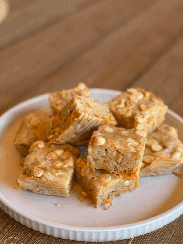 Carrot Cake Slice (Gluten-Free & Naturally Sweetened) 🥕