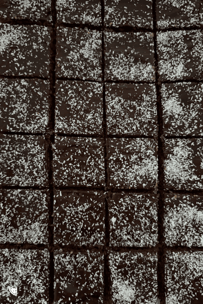 Easy gluten-free cornflake slice with chocolate icing
