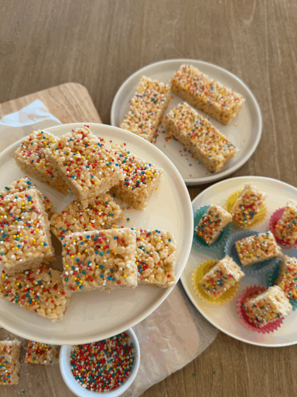 Gluten-Free Rice Krispie Bars (4 Ingredients!)