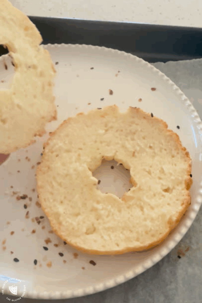GF cottage cheese bagel