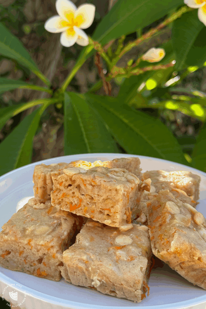 Gluten Free Carrot Cake Slice