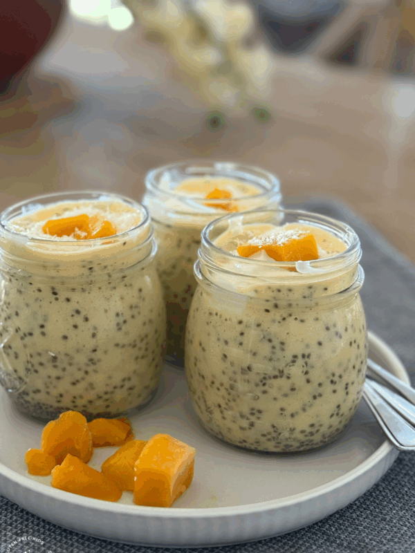 Mango Chia Seed Puddings