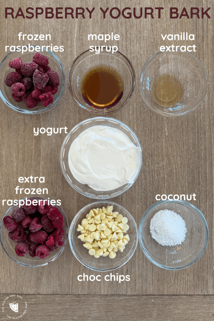 Raspberry Yogurt Bark Ingredients