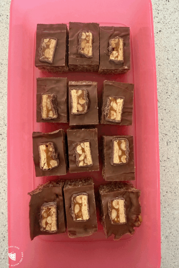Snickers Slice Freezer friendly