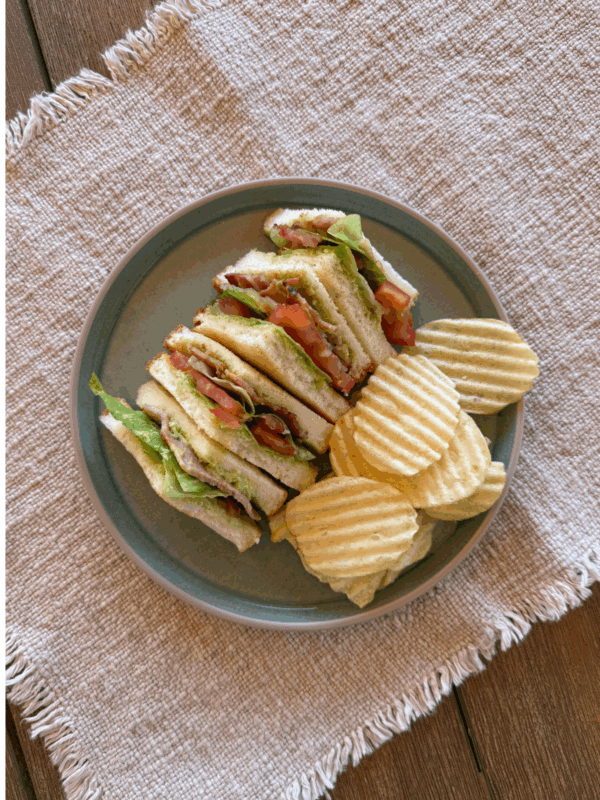 Gluten-Free BLAT (Bacon, Lettuce, Avocado, Tomato) Sandwich