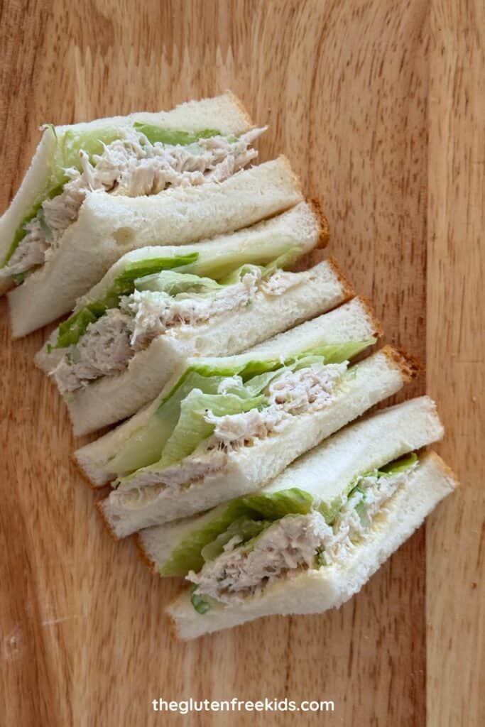 Gluten-Free Chicken Salad Recipe Mini Sandwiches