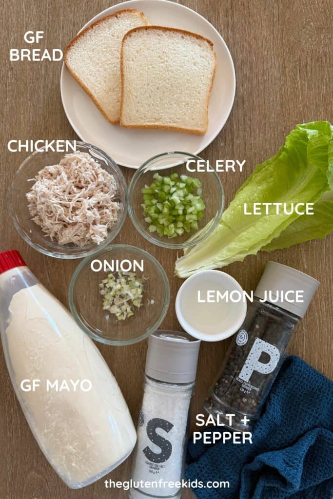 Gluten-Free Chicken Salad Sandwich Recipe Ingredients