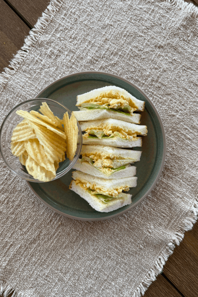 Gluten Free Mild Curried Egg Sandwich
