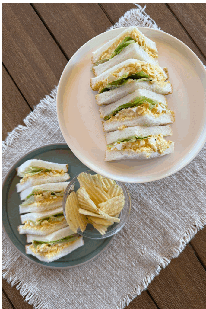 Gluten Free Mild Curried Egg Sandwiches