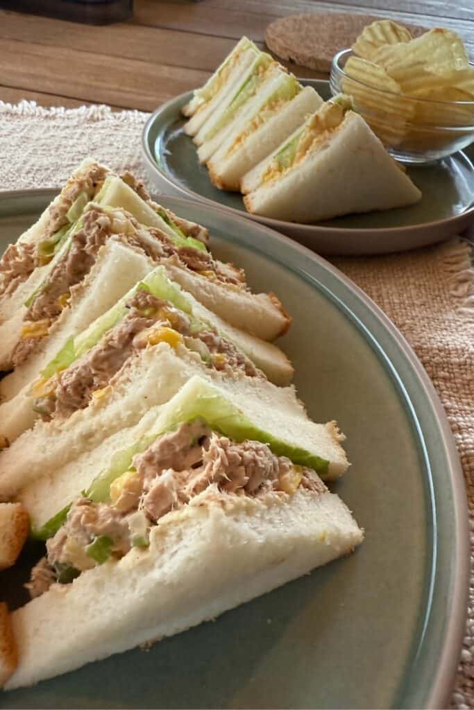 Gluten-Free Tuna Salad Sandwich Platter