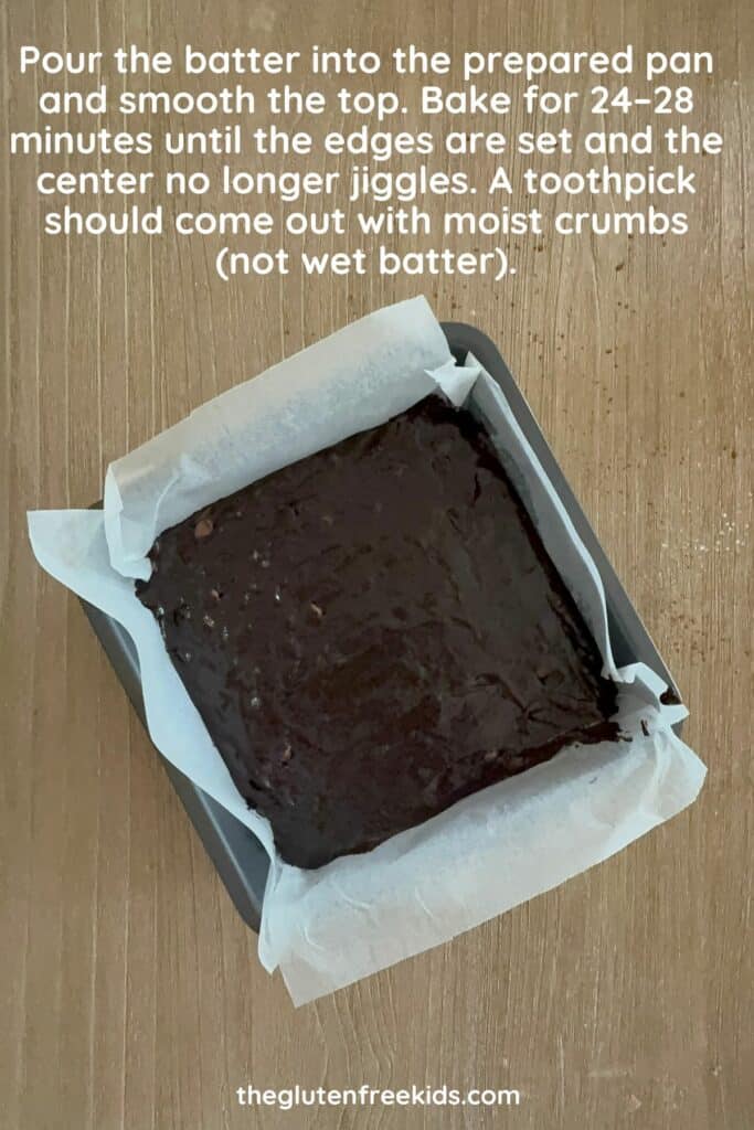 How to make gluten-free Brownies with olive oil 3