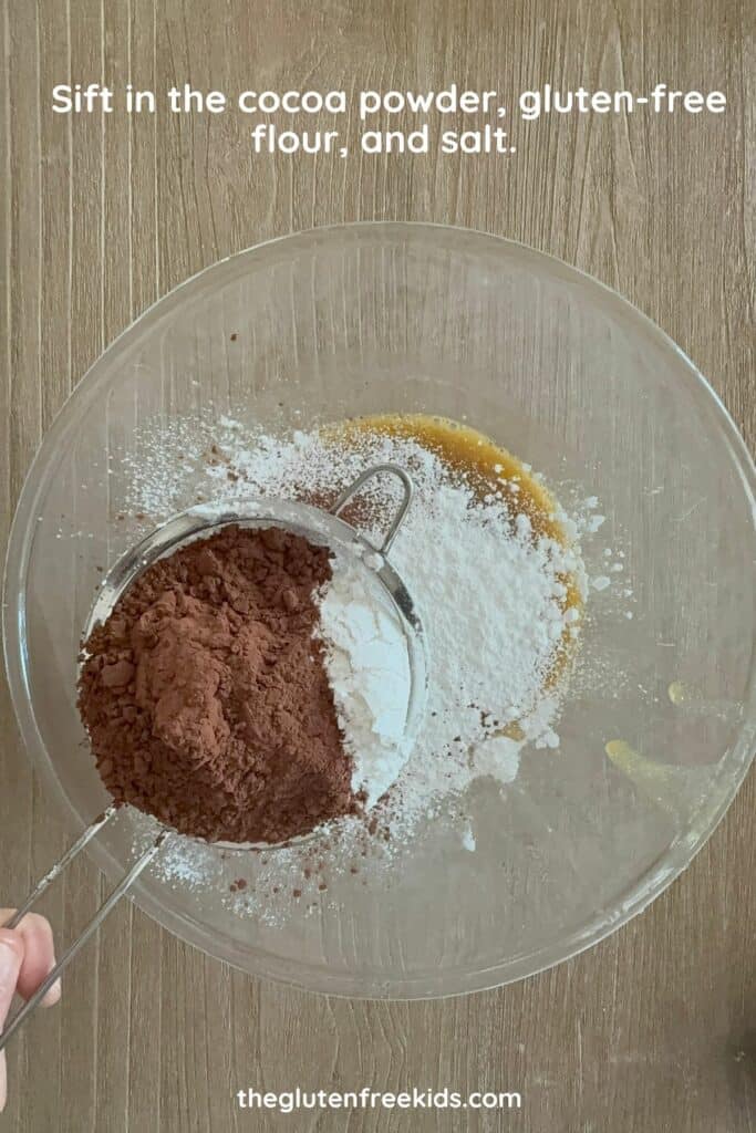 How to make gluten-free Brownies with olive oil 6