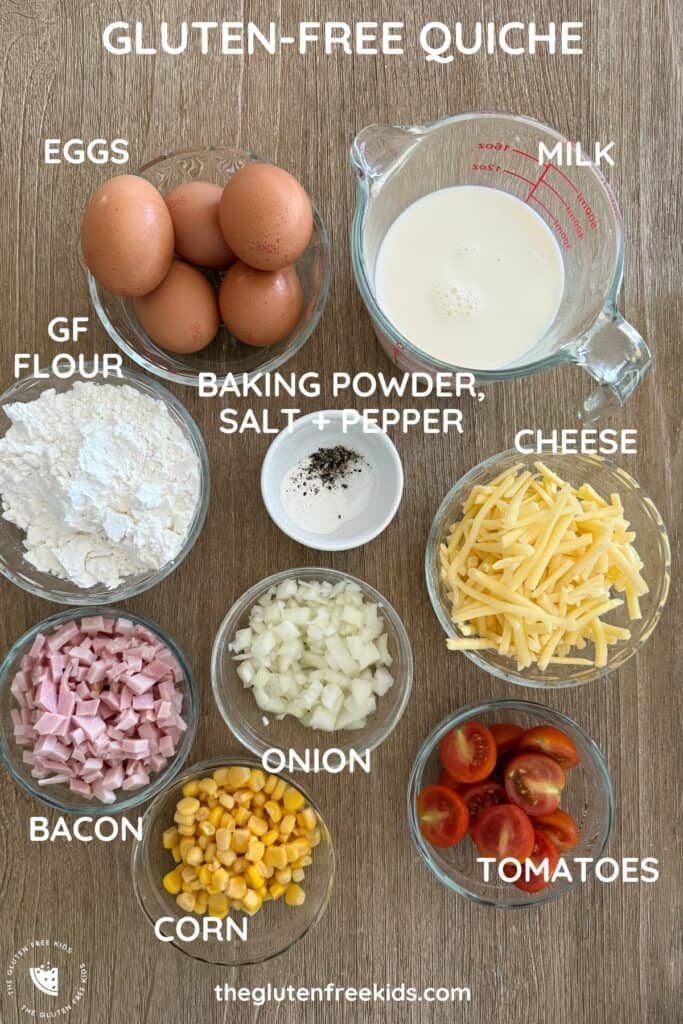 Ingredients For Gluten-Free Quiche