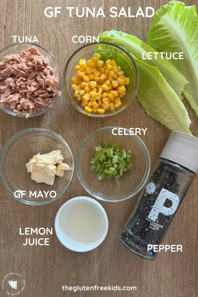 Ingredients For Gluten-Free Tuna Salad